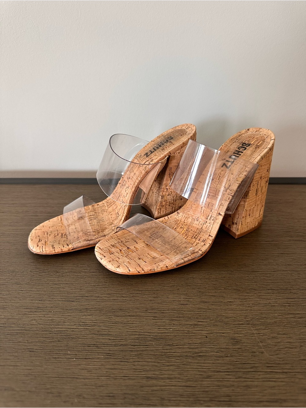 Schutz Cork Sandal - size 8.5